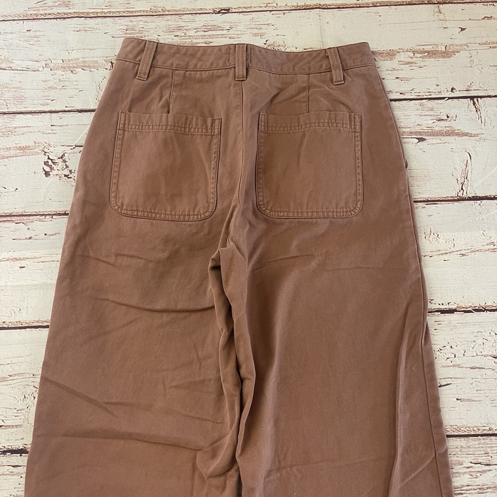 Sunday Best Jaden Pants In Salmon Summer Size‎ 8 100% Organic Cotton Inseam 29" - Picture 10 of 11